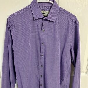 Mens Kenneth Cole Reaction Long Sleeve Slim Fit 15 ½ 34/35 Button Shirt Cotton